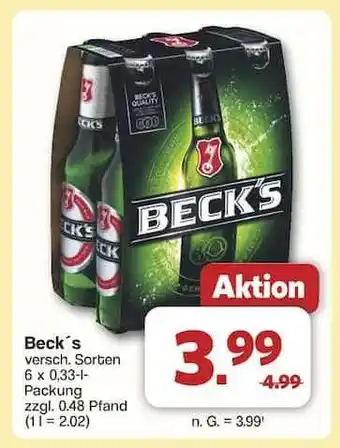 Famila Nord Ost Beck's Angebot
