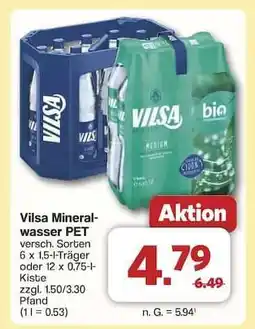 Famila Nord Ost Vilsa Mineralwasser PET Angebot