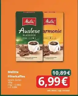 Famila Nord Ost Melitta Filterkaffee Angebot