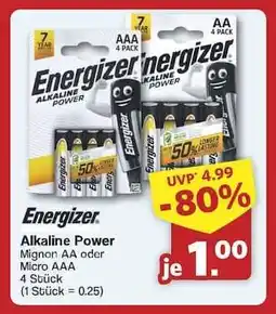 Famila Nord Ost Energizer Alkaline Power Angebot