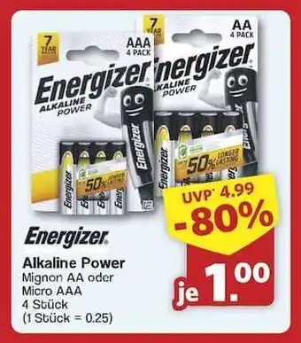 Famila Nord Ost Energizer Alkaline Power Angebot