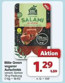Famila Nord Ost Billie Green veganer Aufschnitt Angebot