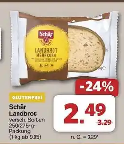 Famila Nord Ost Schär Landbrot Angebot
