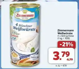 Famila Nord Ost Zimmermann Weißwürste Angebot