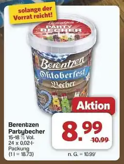 Famila Nord Ost Berentzen PartyBecher Angebot