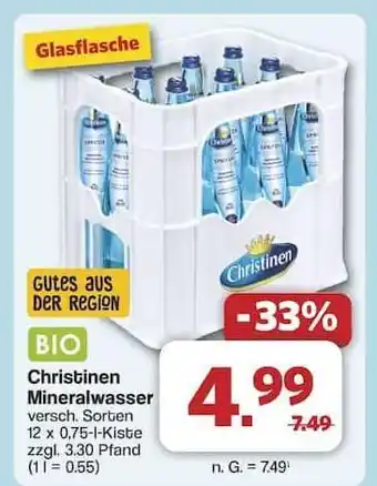 Famila Nord Ost Christinen Mineralwasser Angebot