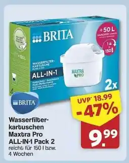 Famila Nord Ost Wasserfilterkartuschen Maxtra Pro ALL-IN-1 Pack 2 Angebot