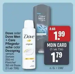 Famila Nord Ost Dove oder Dove Men + Care Pflegedusche oder Deospray Angebot