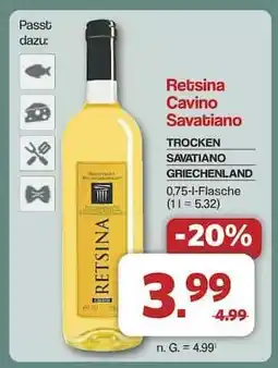 Famila Nord Ost Retsina Cavino Savatiano Angebot