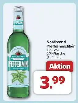 Famila Nord Ost Nordbrand Pfefferminzlikör Angebot