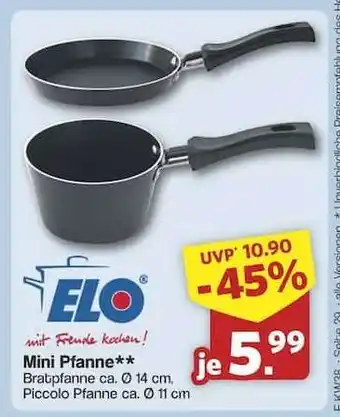 Famila Nord Ost ELO Mini Pfanne Angebot