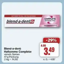 Famila Nord Ost Blend-a-dent Haftcreme Complete Angebot