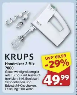 Famila Nord Ost KRUPS Handmixer 3 Mix 7000 Angebot