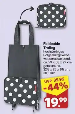 Famila Nord Ost Foldeable Trolley Angebot