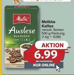 Famila Nord Ost Melitta Kaffee Angebot