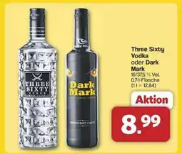 Famila Nord Ost Three Sixty Vodka oder Dark Mark Angebot