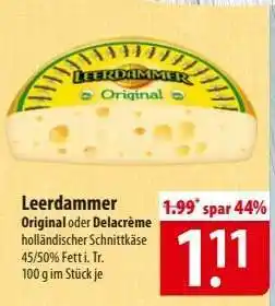 Famila Nord Ost LEERDAMMER Original oder Delacrème Angebot