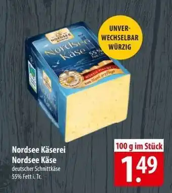 Famila Nord Ost Nordsee Käserei Nordsee-Käse Angebot