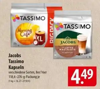 Famila Nord Ost Jacobs Tassimo Kapseln Angebot