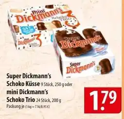 Famila Nord Ost Super Dickmann’s Schoko Küsse oder mini Dickmann’s Schoko Trio Angebot