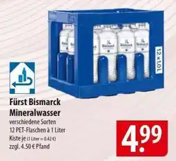 Famila Nord Ost Fürst Bismarck Mineralwasser Angebot