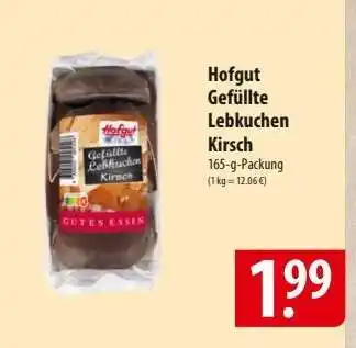 Famila Nord Ost Hofgut Gefüllte Lebkuchen Kirsch Angebot