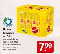 Famila Nord Ost Sinalco Limonade oder Cola Angebot