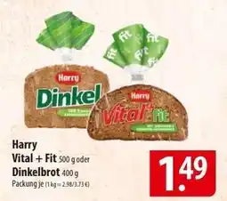 Famila Nord Ost Harry Vital + Fit 500 g oder Dinkelbrot 400 g Angebot