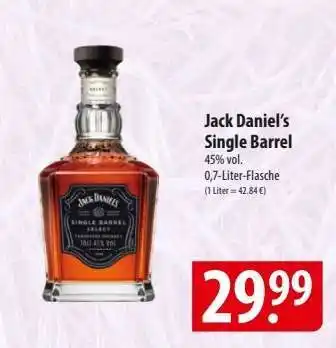 Famila Nord Ost Jack Daniel´s Single Barrel Angebot