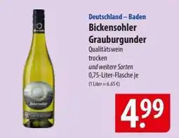 Famila Nord Ost Bickensohler Grauburgunder Angebot