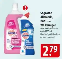 Famila Nord Ost Sagrotan Allzweck-, Bad- oder WC-Reiniger Angebot