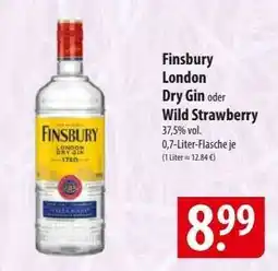 Famila Nord Ost Finsbury London Dry Gin oder Wild Strawberry Angebot