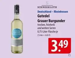 Famila Nord Ost Gutedel Grauer Burgunder Angebot