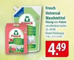 Famila Nord Ost Frosch Universal Waschmittel Angebot