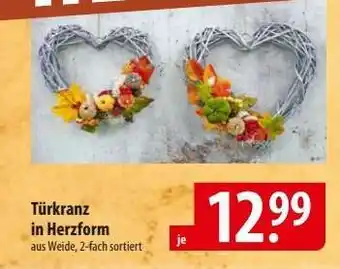 Famila Nord Ost Türkranz in Herzform Angebot