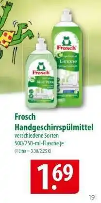 Famila Nord Ost Frosch Handgeschirrspülmittel Angebot