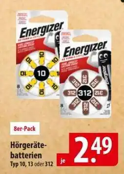 Famila Nord Ost ENERGIZER Hörgerätebatterien Angebot