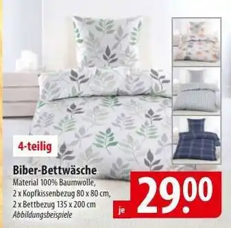 Famila Nord Ost Biber-Bettwäsche Angebot