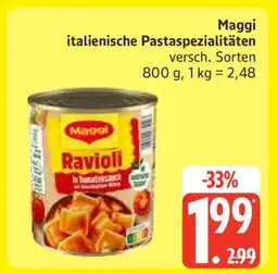 Edeka Maggi italienische Pastaspezialitäten Angebot