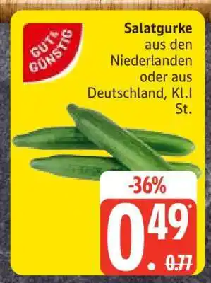 Edeka Salatgurke Angebot