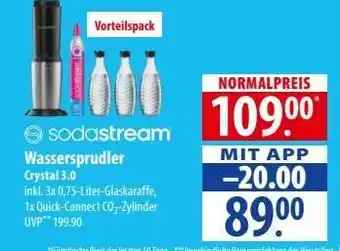 Famila Nord Ost SODASTREAM Wassersprudler Crystal 3.0 Angebot
