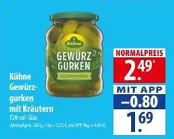 Famila Nord Ost Kühne Gewürzgurken mit Kräutern Angebot
