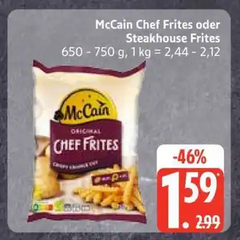 Edeka McCain Chef Frites oder Steakhouse Frites Angebot