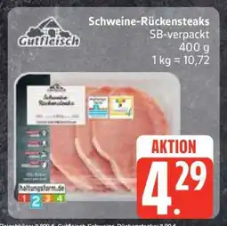 Edeka Schweine-Rückensteaks Angebot