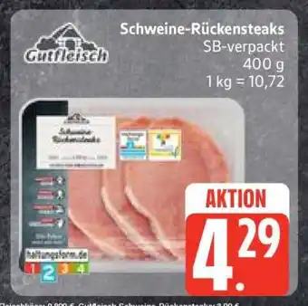 Edeka Schweine-Rückensteaks Angebot
