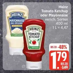 Edeka Heinz Tomato Ketchup oder Mayonnaise Angebot