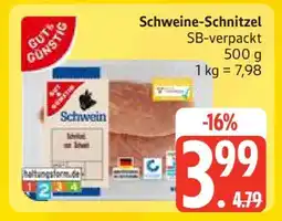 Edeka Schweine-Schnitzel Angebot