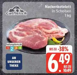 Edeka Nackenkotelett in Scheiben Angebot
