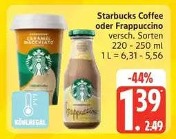 Edeka Starbucks Coffee oder Frappuccino Angebot