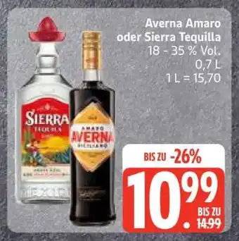 Edeka Averna Amaro oder Sierra Tequilla Angebot